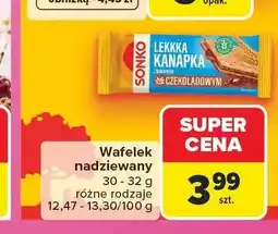 Carrefour Wafelek nadziewany Lekka Kanapka Sonko oferta