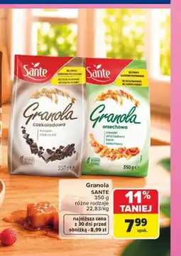 Carrefour Granola czekoladowa Sante oferta