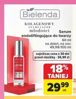 Carrefour Serum endoliftingujące do twarzy Bielenda Kolagenowy Stymulator Młodości oferta