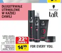 Carrefour Lakier do włosów Taft Power oferta
