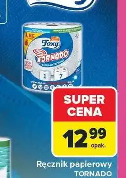 Carrefour Ręcznik papierowy Foxy Tornado oferta