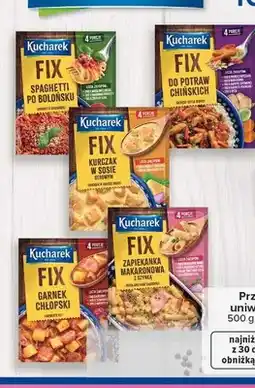 Carrefour Fix do potraw Kucharek Spaghetti po bolońsku oferta