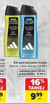 Carrefour Żel pod prysznic męski Adidas Pure Game oferta