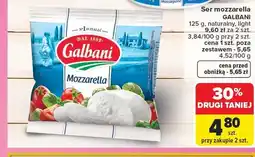 Carrefour Ser mozzarella Galbani naturalny oferta
