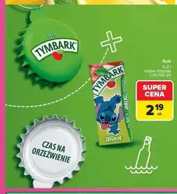 Carrefour Sok jabłkowy Tymbark oferta
