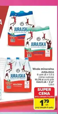 Carrefour Woda mineralna Jurajska 6-pak oferta