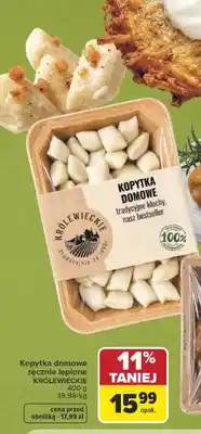 Kopytka domowe ręcznie lepione Królewieckie
