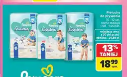 Carrefour Pieluchy do pływania Pampers Splashers rozmiar 3-4 oferta