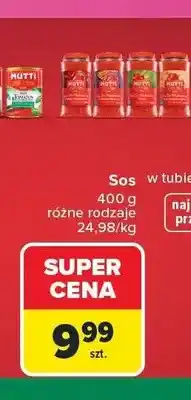 Carrefour Sos Mutti w tubie oferta