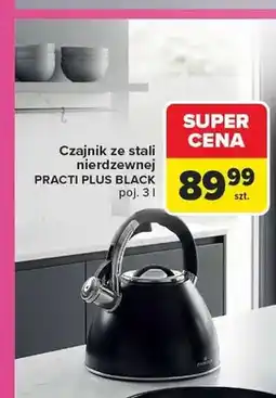 Carrefour Czajnik ze stali nierdzewnej Zwieger PRACTI PLUS BLACK oferta