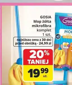 Carrefour Mop żółta mikrofibra komplet Gosia oferta