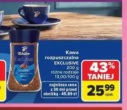 Carrefour Kawa rozpuszczalna Tchibo Exclusive oferta