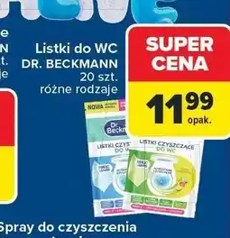 Carrefour Listki do WC Dr. Beckmann oferta