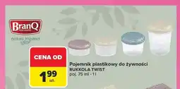 Carrefour Pojemnik plastikowy do żywności BranQ Rukkola Twist oferta