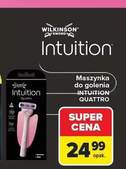 Carrefour Maszynka do golenia Wilkinson Sword Intuition Quattro oferta
