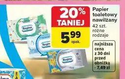 Carrefour Papier toaletowy nawilżany Regina - wariant zielony oferta