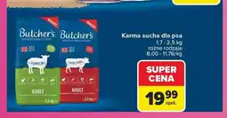 Carrefour Karma sucha dla psa Butcher's z wołowiną oferta