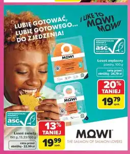 Carrefour Łosoś świeży Mowi oferta