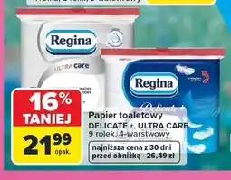 Carrefour Papier toaletowy Regina Delicate+ oferta