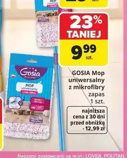 Carrefour Mop uniwersalny z mikrofibry zapas Gosia oferta