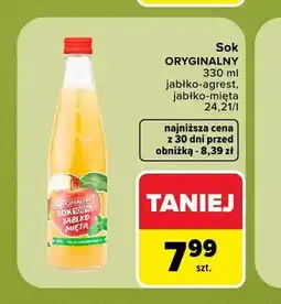 Carrefour Sok jabłko-mięta Oryginalny Sok oferta