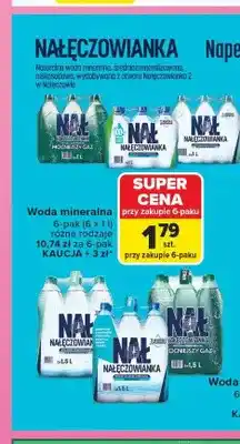 Carrefour Woda mineralna Nałęczowianka 6-pak oferta