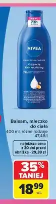 Carrefour Mleczko do ciała Nivea Rich Nourishing oferta