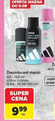 Carrefour Dezodorant męski Adidas Fresh Endurance spray oferta