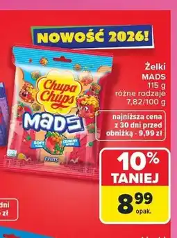 Carrefour Żelki Chupa Chups MADS Fruits oferta