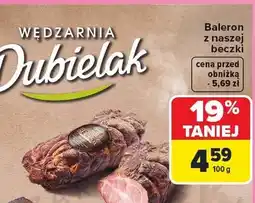 Carrefour Baleron z naszej beczki Wędzarnia Dubielak oferta
