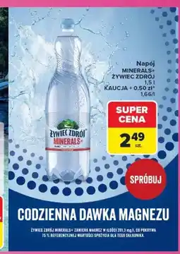 Carrefour Napój Żywiec Zdrój Minerals+ oferta
