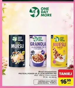 Carrefour Granola à la Blueberry Pie One Day More oferta