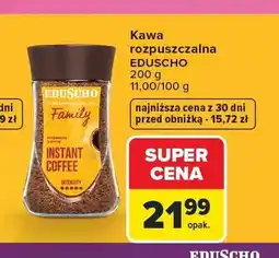 Carrefour Kawa rozpuszczalna Eduscho Family oferta