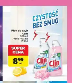 Carrefour Płyn do szyb Clin All in 1 Lemon oferta