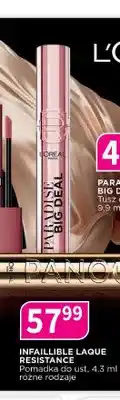 Drogerie Polskie Pomadka do ust L'Oréal Paris Infaillible Laque Resistance oferta