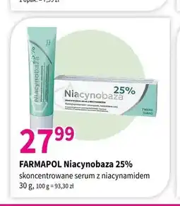 Drogerie Polskie Skoncentrowane serum z niacynamidem Farmapol Niacynobaza 25% oferta