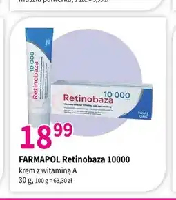 Drogerie Polskie Krem z witaminą A Farmapol Retinobaza 10000 oferta