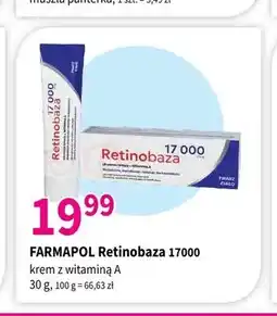 Drogerie Polskie Krem z witaminą A Farmapol Retinobaza 17000 oferta