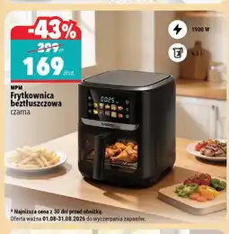 Biedronka Frytkownica beztłuszczowa MPM czarna oferta