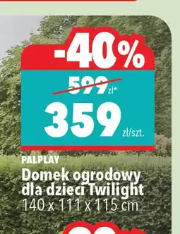 Biedronka Domek ogrodowy dla dzieci Twilight Palplay oferta