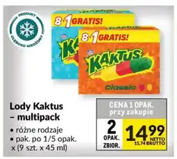 Makro Lody Kaktus - multipack oferta