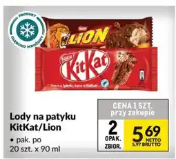 Makro Lody na patyku KitKat/Lion oferta