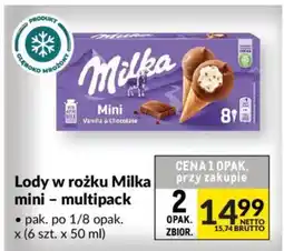 Makro Lody w rożku Milka mini - multipack oferta