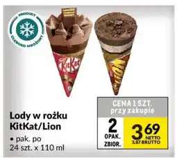 Makro Lody w rożku KitKat/Lion oferta