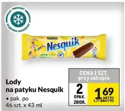 Makro Lody na patyku Nesquik oferta