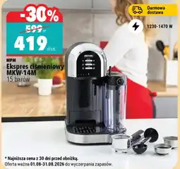 Biedronka MPM Ekspres ciśnieniowy MKW-14M oferta