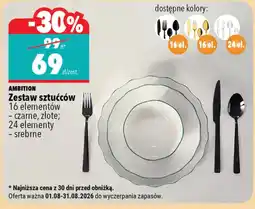 Biedronka Zestaw sztućców AMBITION oferta