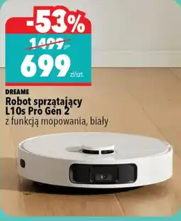 Biedronka DREAME Robot sprzątający L10s Pro Gen 2 z funkcją mopowania, biały oferta