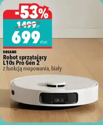 DREAME Robot sprzątający L10s Pro Gen 2 z funkcją mopowania, biały