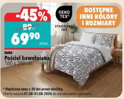 Biedronka Pościel bawełniana FARO oferta